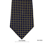 Austin Reed Men's Navy and Gold Grid Tie