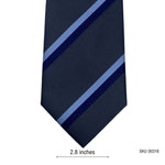Men's Luxury Blue Striped Tie