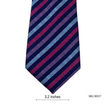 THE Collection DEBENHAMS Men's Striped Tie – Blue, Purple & Red