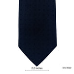 Deep Navy Dotted Pattern Men's Tie