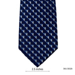 NEXT Men's Triangle Pattern Tie – Dark & Light Blue