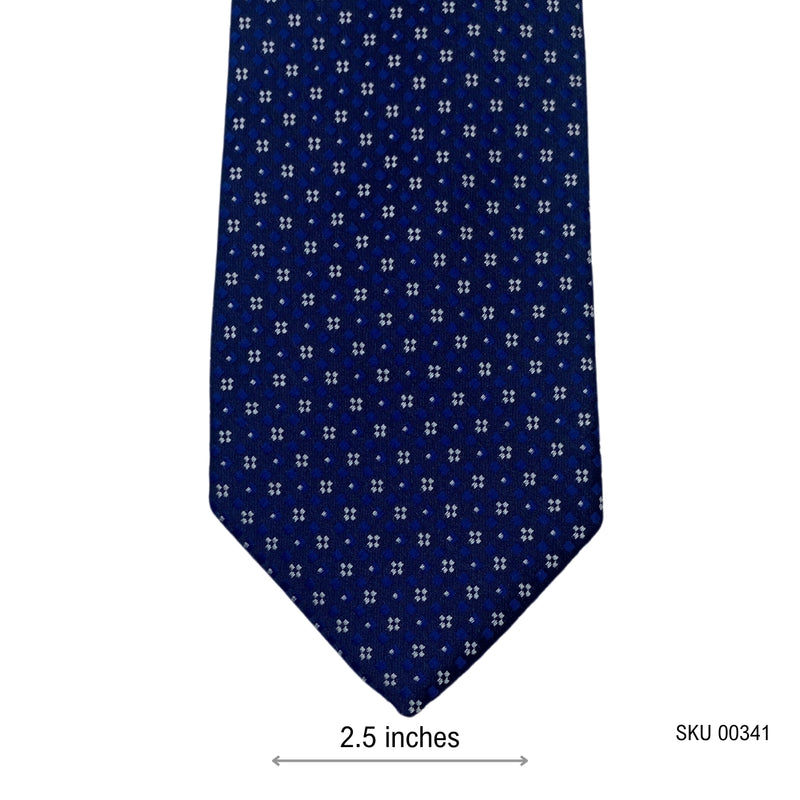 Next Modern Men's Navy Geometric Tie