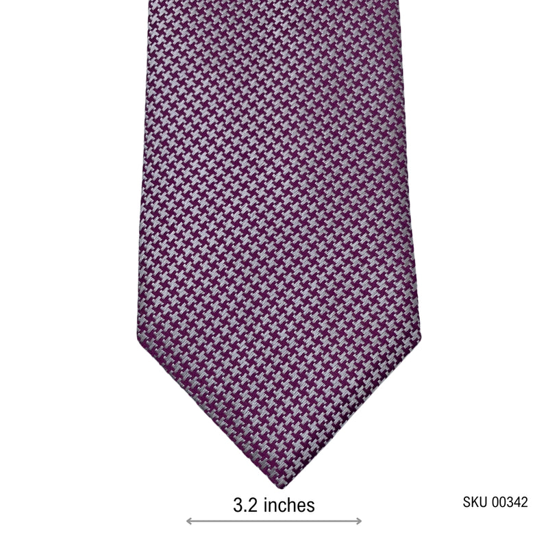 Marks & Spencer Minimalist Men's Purple Geometric Tie