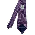 Bernard Weatherill Red & Blue Savile Row Men's Geometric Tie