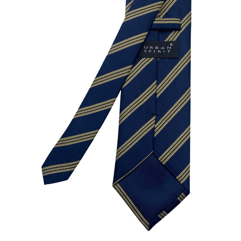 URBAN SPIRIT Men's Navy Striped Tie