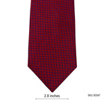 Brook Taverner Men's Red Patterned Blue Floral Design Tie
