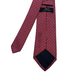 Taylor & Wright Men's White & Blue Pattern Red Geometric Tie