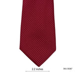 Next Men's Red Minimalist Textured Tie