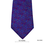 Men's Purple Geometric Abstract Pattern Tie
