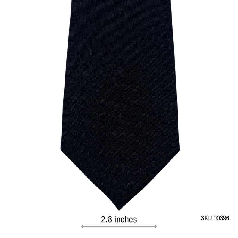 Men's Navy Textured Diagonal Pattern Striped Tie