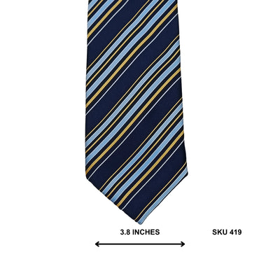 Cedarwood State Navy Striped Men's Tie – Premium Imported Tie Pakistan