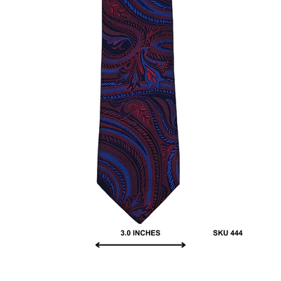 Double Two Dark Paisley Silk Tie | Imported Ties Pakistan