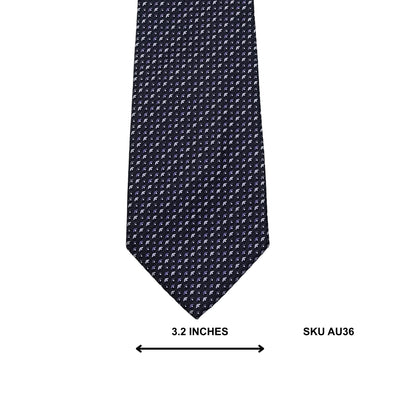 Greenwoods Navy Pin Dot Formal Tie
