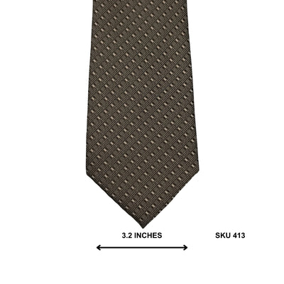 Marks & Spencer Olive Dotted Men's Tie – Luxury Tie Pakistan