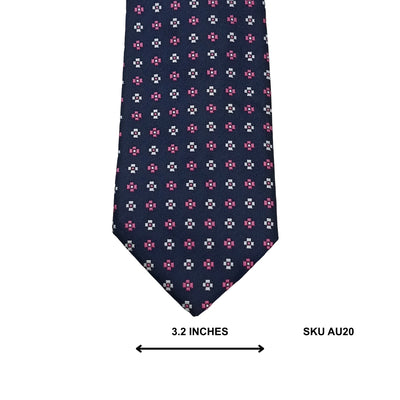 Navy Blue Floral Necktie by Next