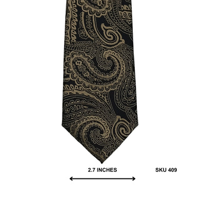 Next Olive Paisley Polyester Men's Tie – Branded Tie Pakistan