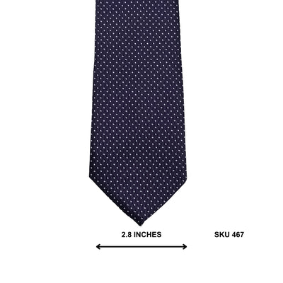 Tailor & Cutter Navy Micro Dash Business Tie for Men