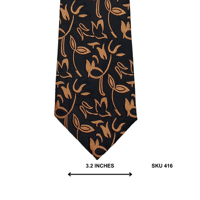 TiesNTies Navy Floral Silk Men's Tie – Imported Ties Pakistan