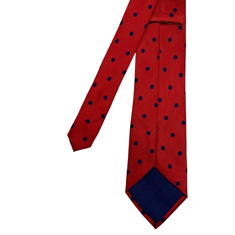 Red Polka Dots Men's Tie