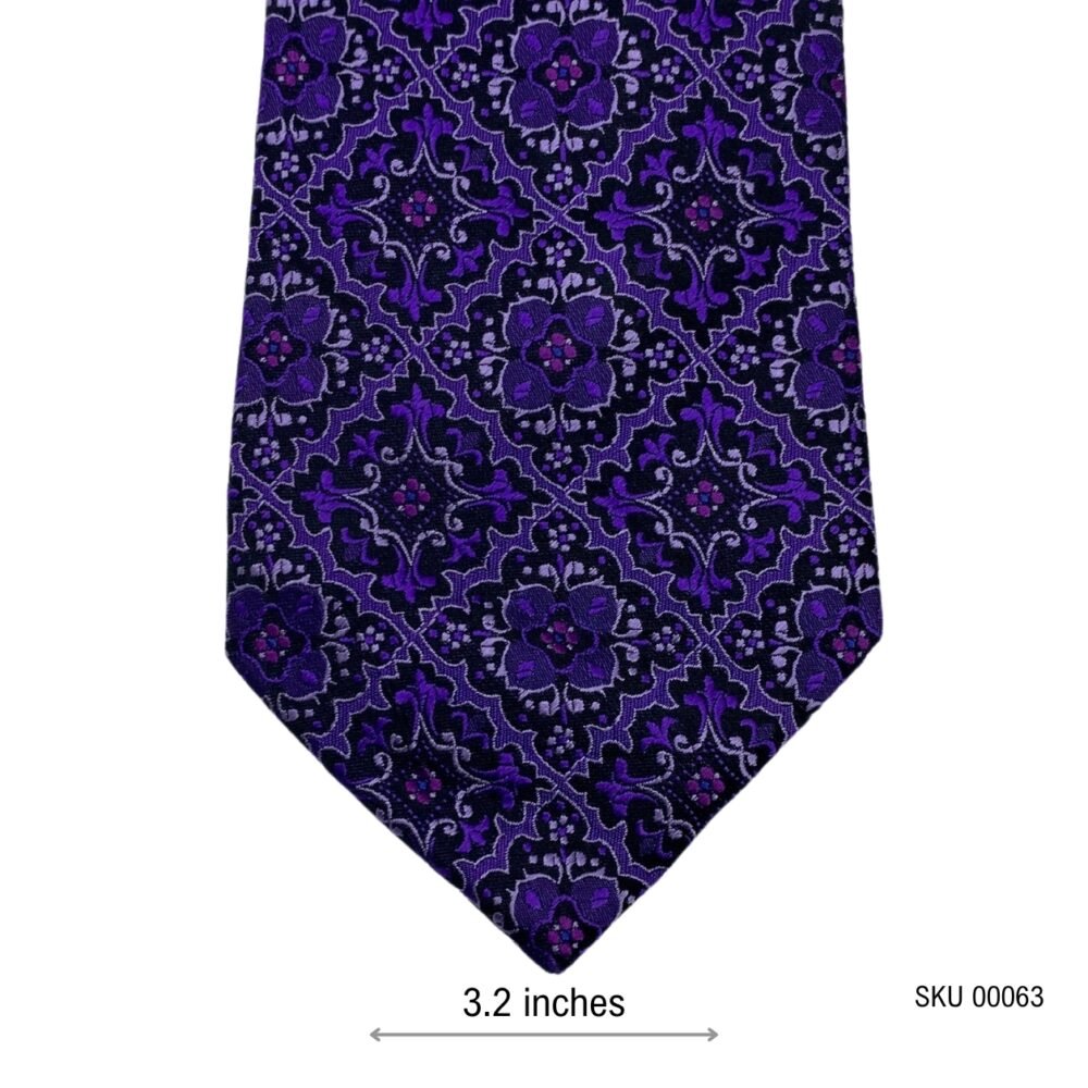 Luxury Geometric Pattern Men's Tie