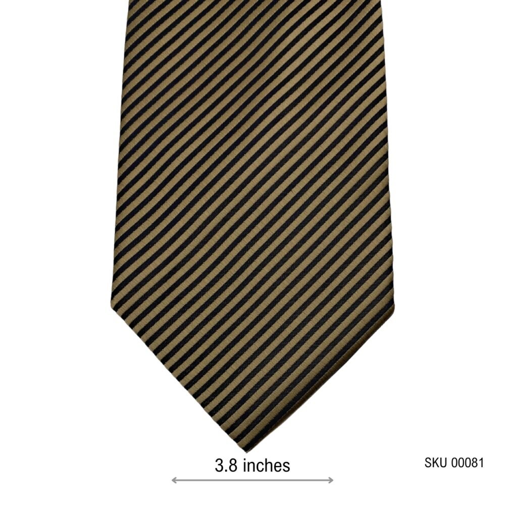 Engraved Classic Stripes Men's Tie by St. Bernard