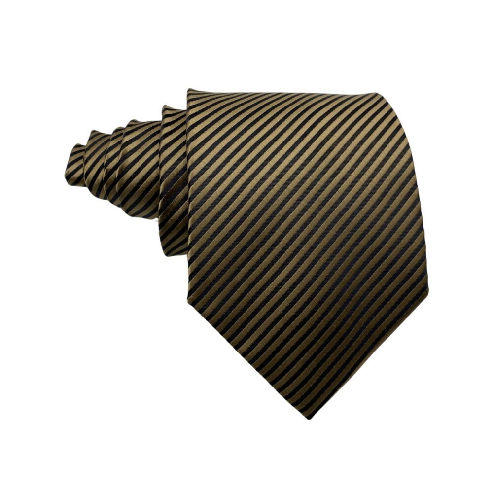 Engraved Classic Stripes Men's Tie by St. Bernard