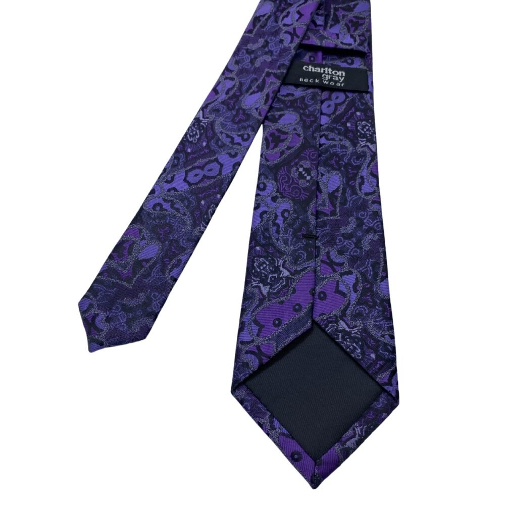 Charlton Gray Ethereal Paisley Inspired Men's Tie