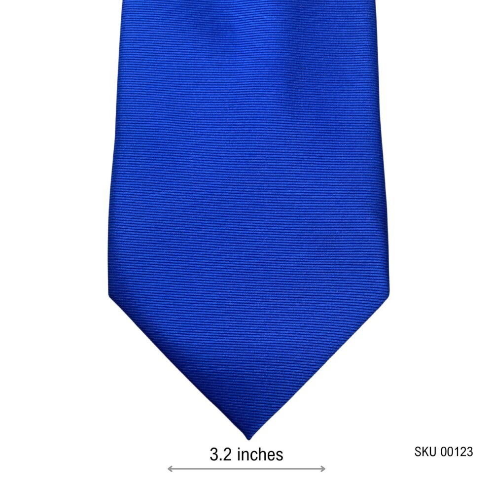Next Premium Blue Plain Men's Tie