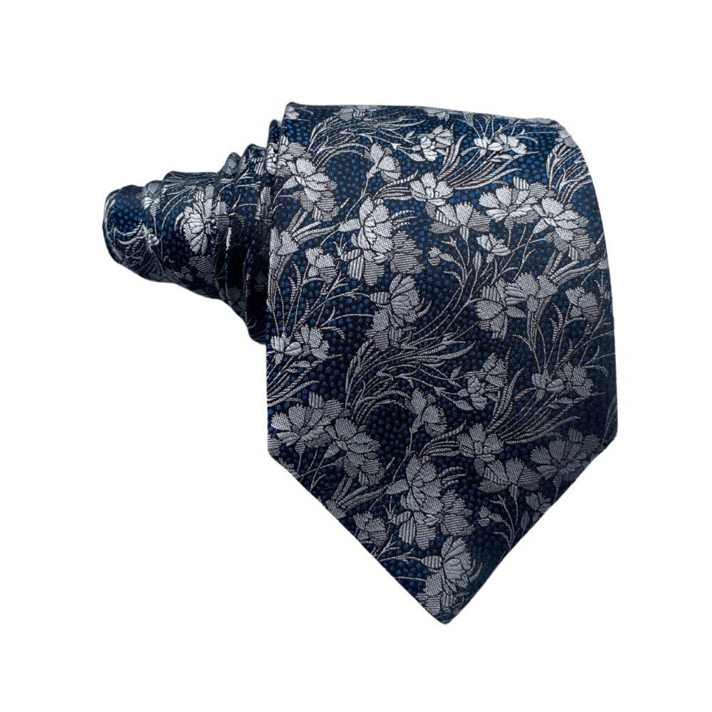 Radiant Pure Silk Floral Pattern Men's Tie by Liberty