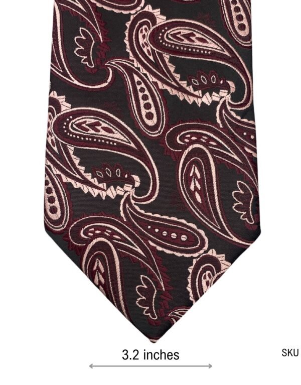 Tailored Artistic Paisley Pattern Men's Tie by Fellini