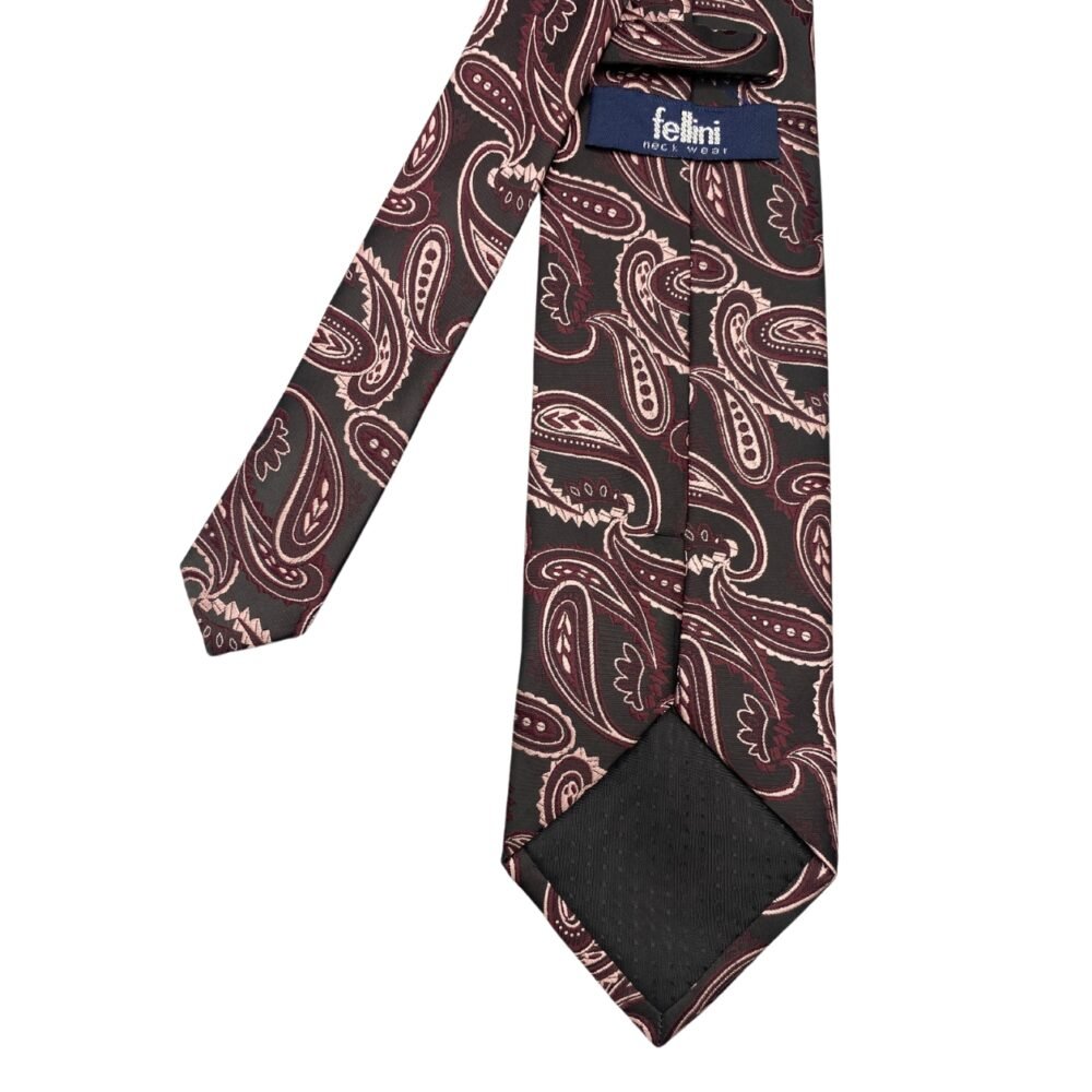 Tailored Artistic Paisley Pattern Men's Tie by Fellini