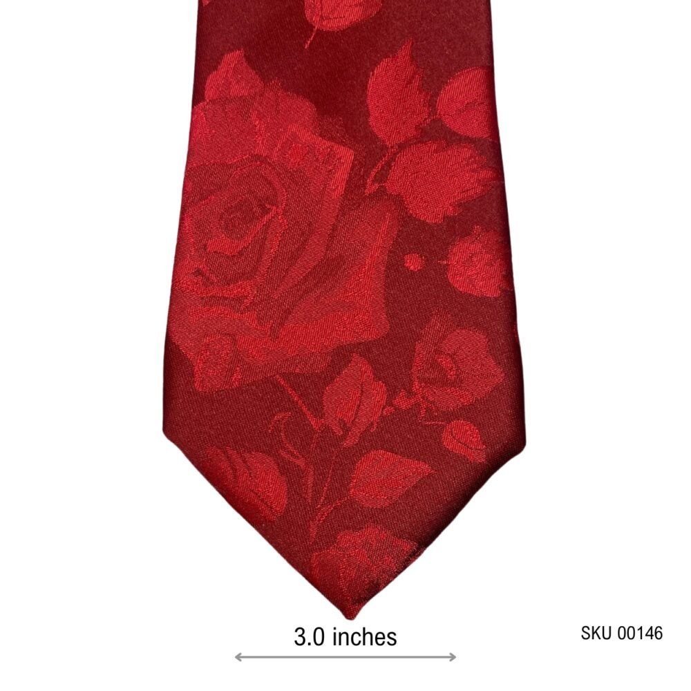 Jeff Banks Rustic Rose Pattern Men's Tie