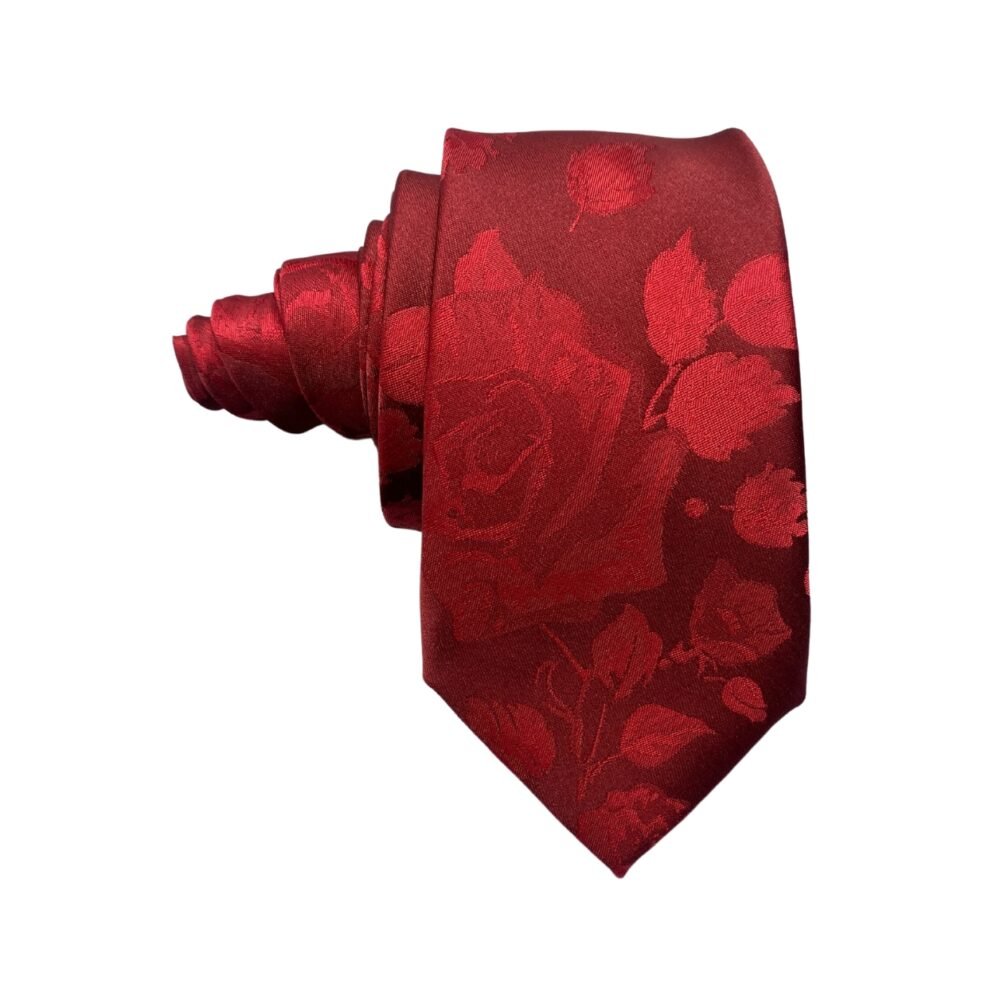 Jeff Banks Rustic Rose Pattern Men's Tie
