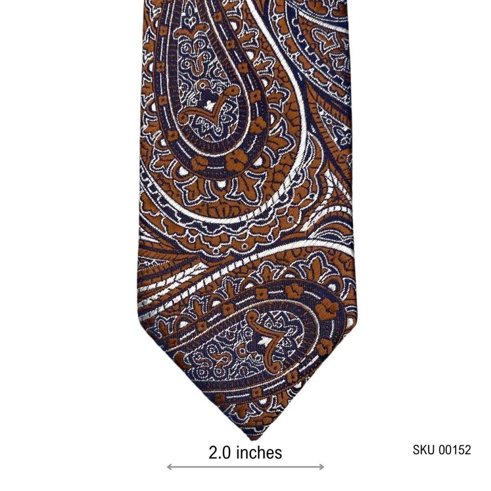 Next Brown Royal Paisley Men's Tie
