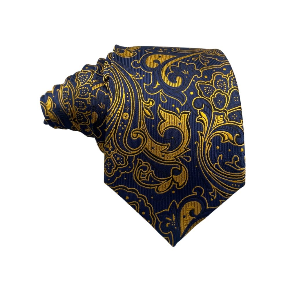 Pristine Pure Silk Paisley Inspired Men's Tie