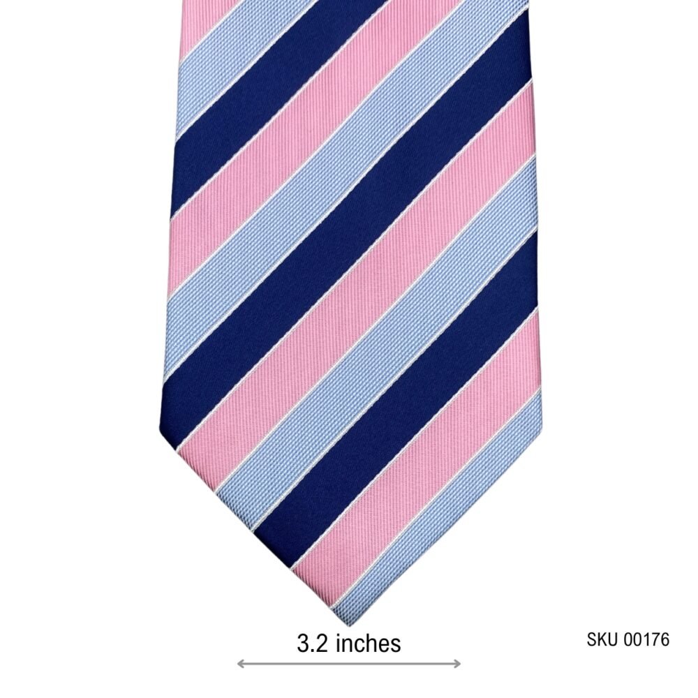 Cedarwood State Multi Shades Stripes Pattern Men's Tie
