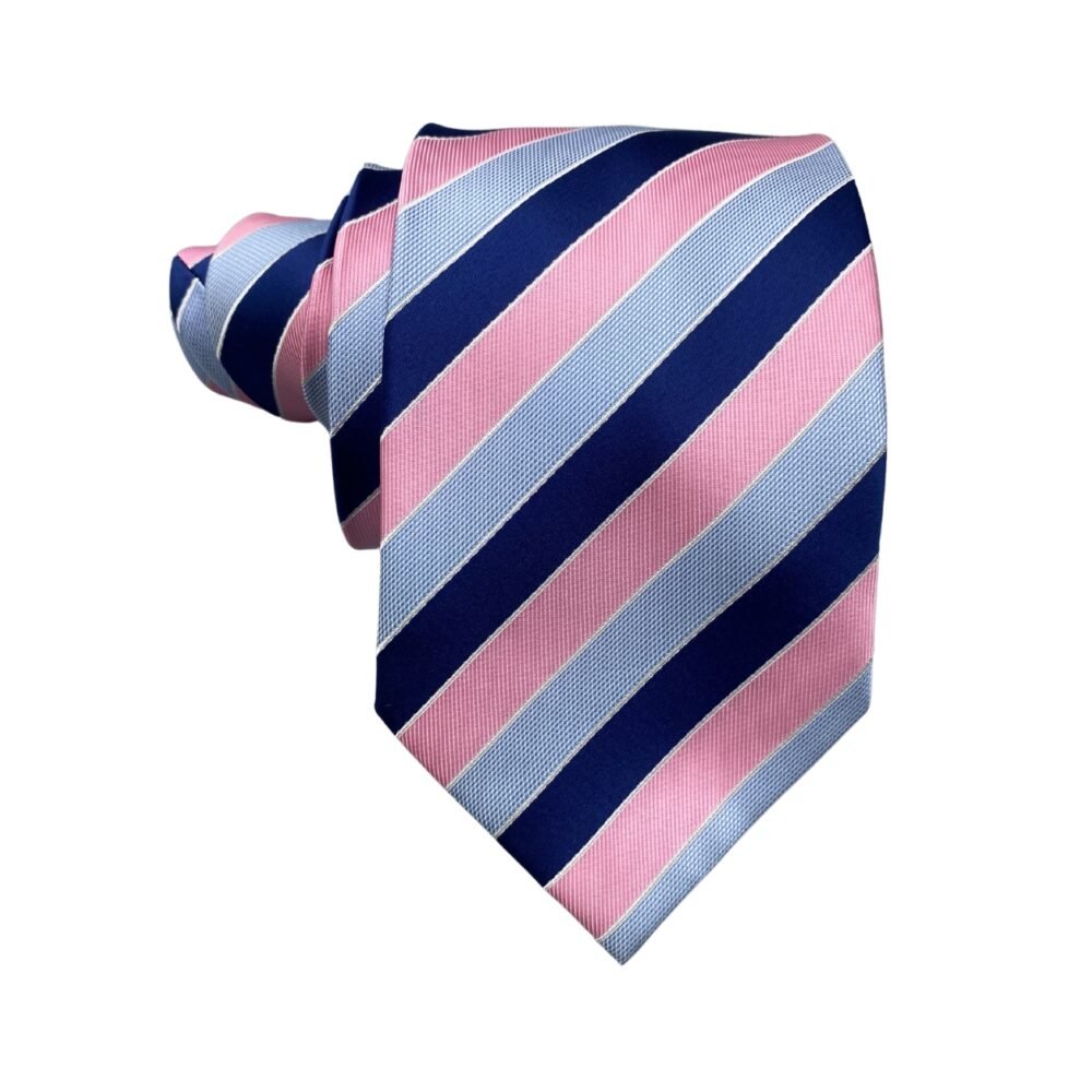 Cedarwood State Multi Shades Stripes Pattern Men's Tie