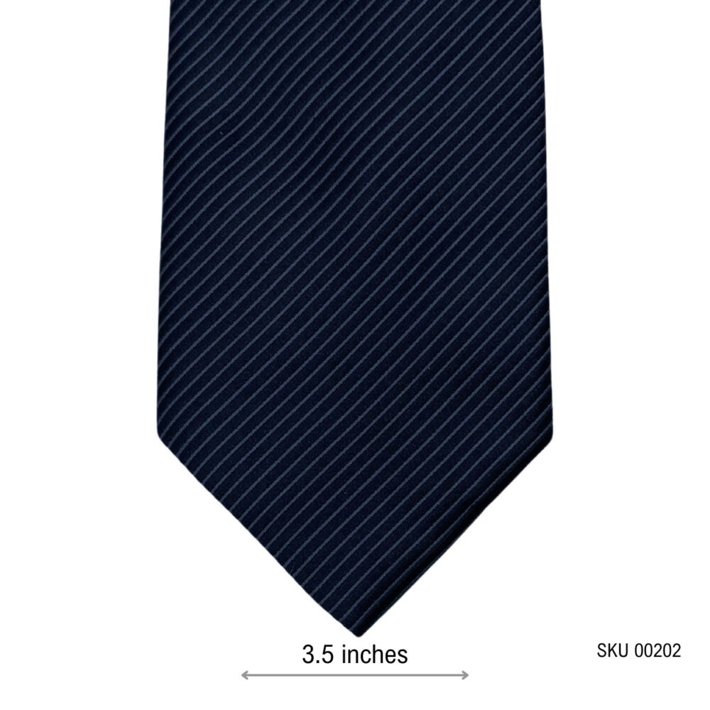 Dark Stripes Self Textured Men's Tie