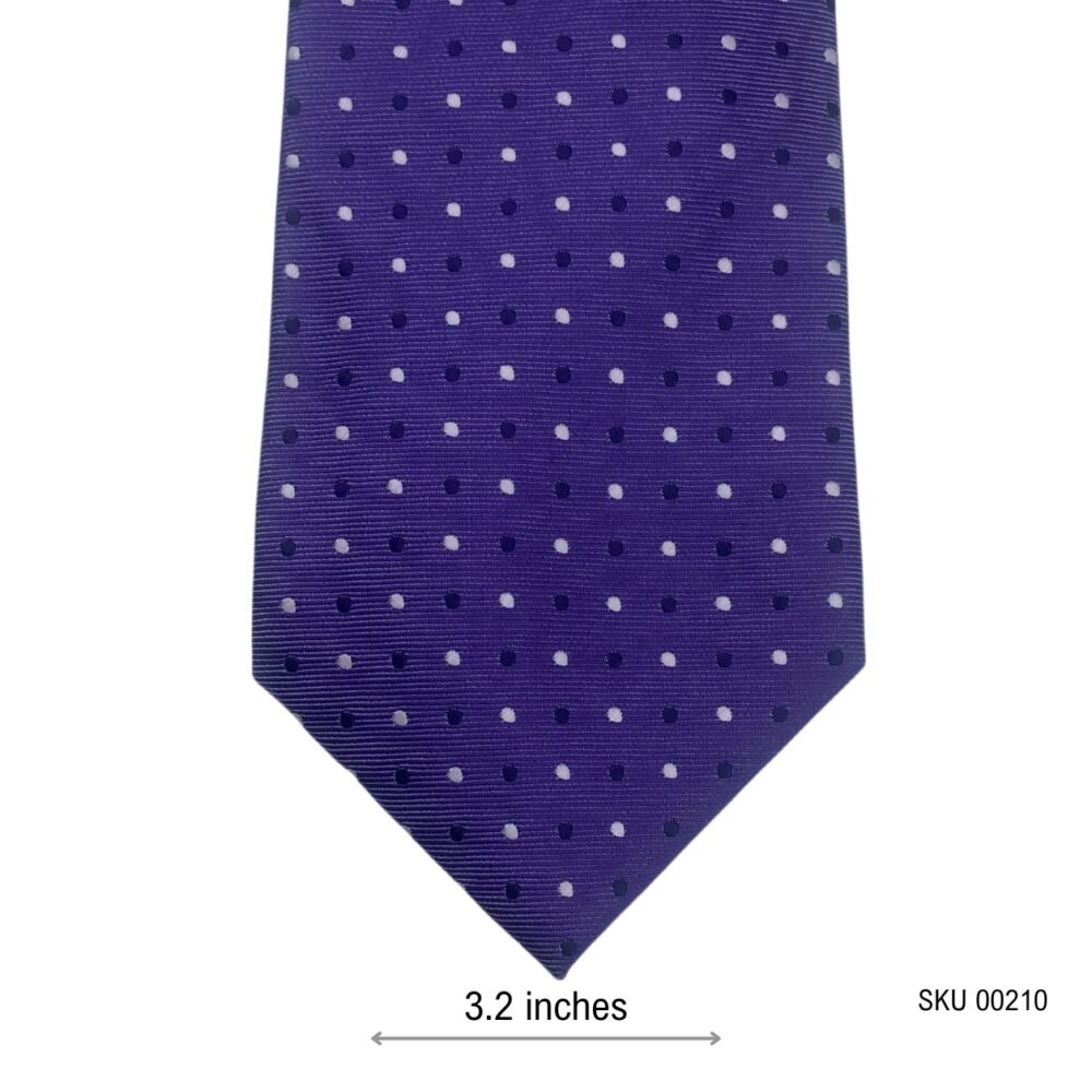 Thomas Nash Purple Dotted Pattern Men's Tie
