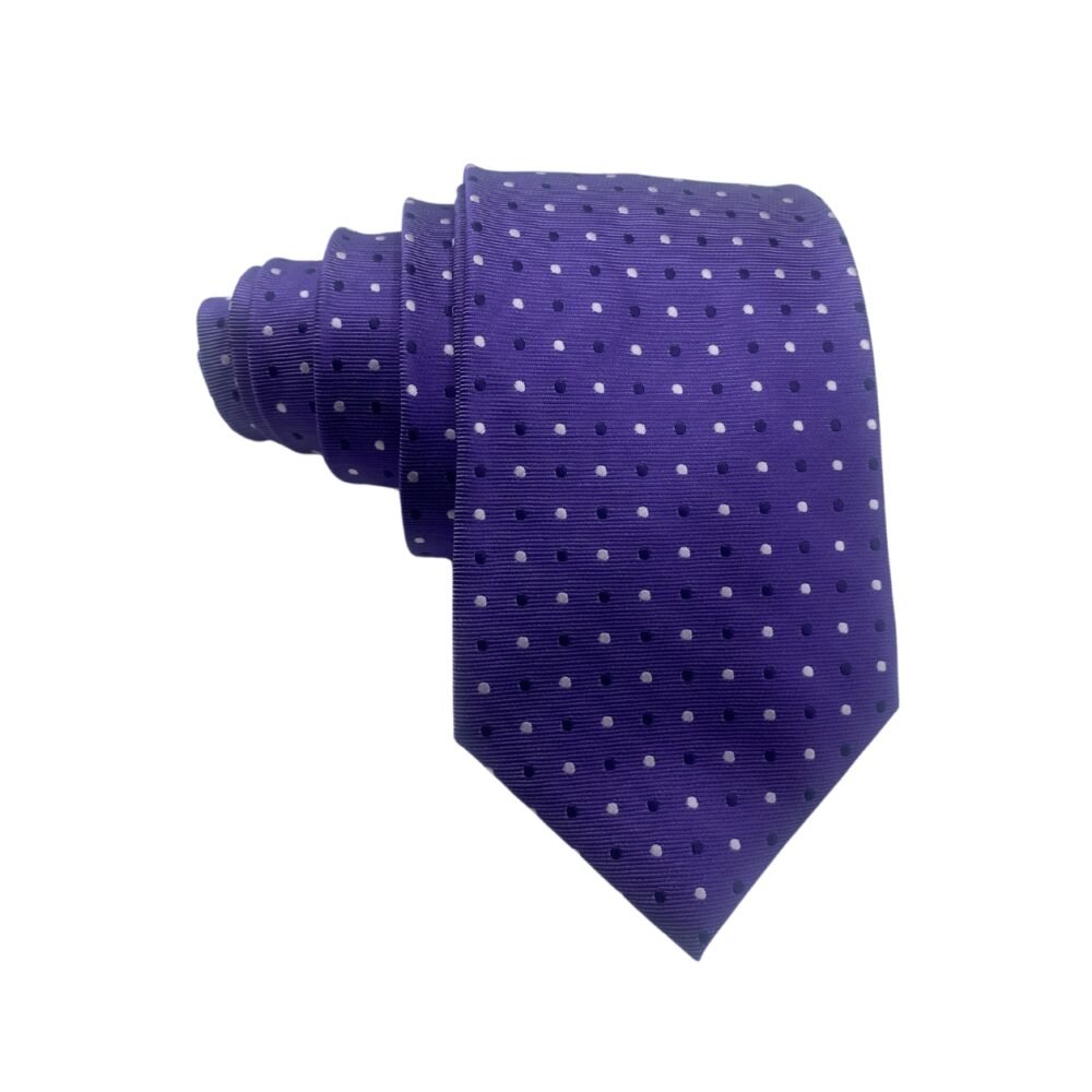 Thomas Nash Purple Dotted Pattern Men's Tie