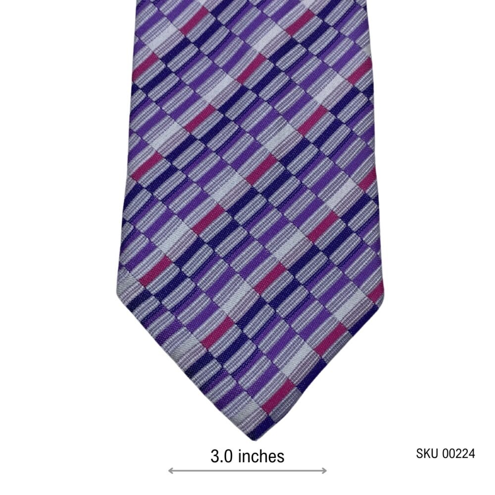 Lioyd Attree & Smith Classic Geometric Pattern Men's Tie