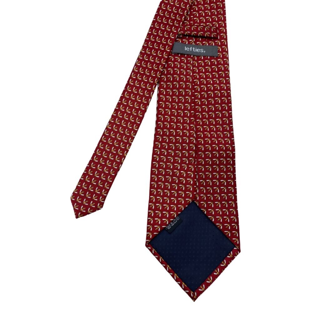 Refined Red Honey Bee Print Men's Tie by Lefties