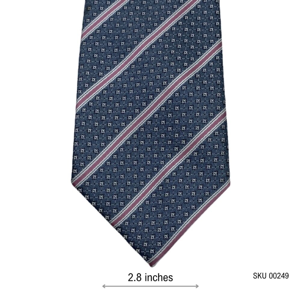 F&F Self Textured Stripes Pattern Men's Tie