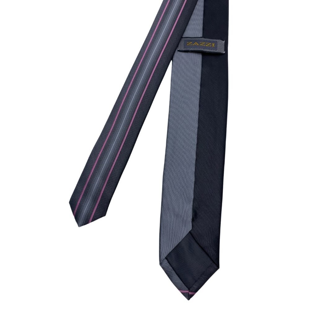 Zazzi Futuristic Stripes Pattern Men's Tie
